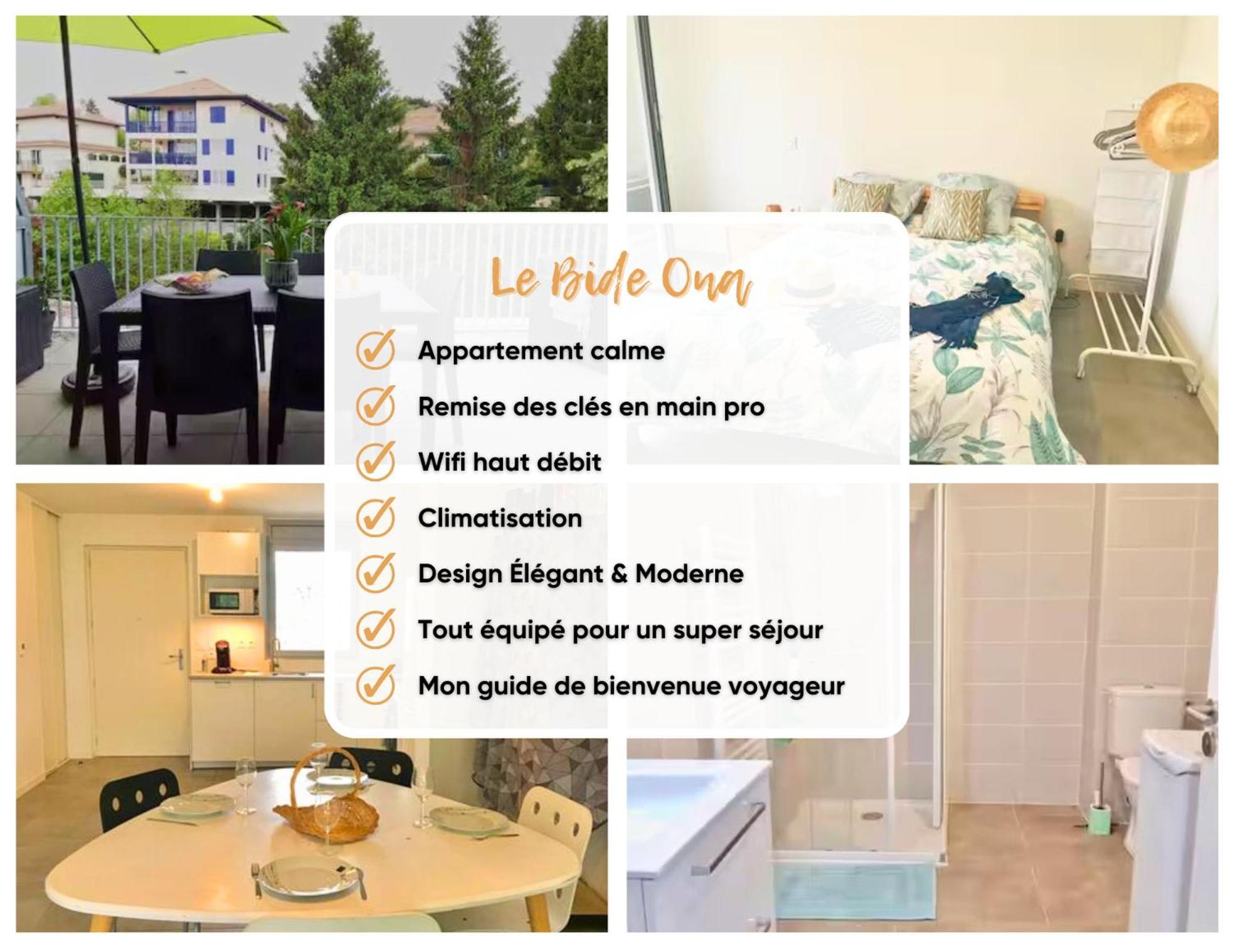 Apartamento Bide Ona - Centre - Terrasse - Parking Bayona Exterior foto