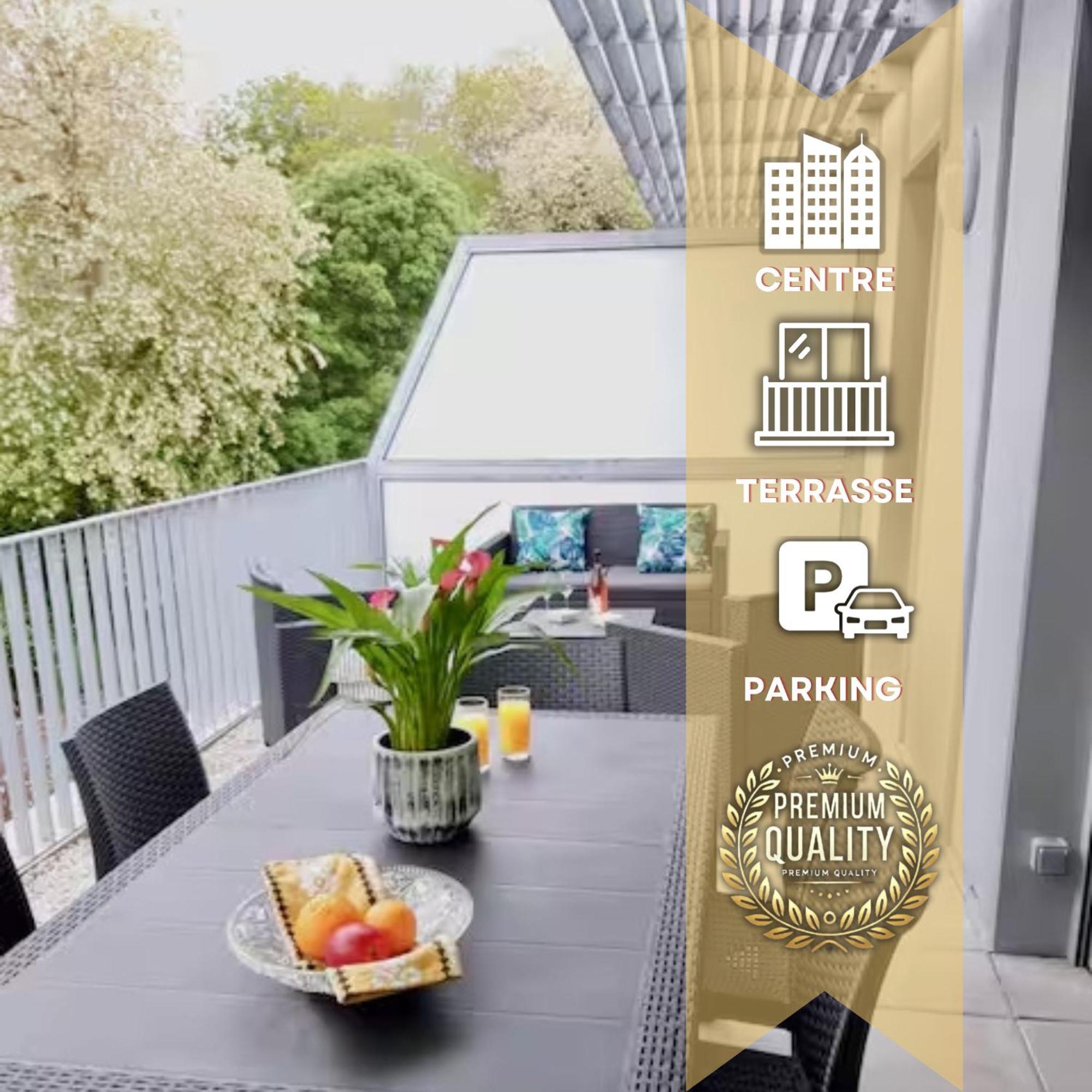 Apartamento Bide Ona - Centre - Terrasse - Parking Bayona Exterior foto