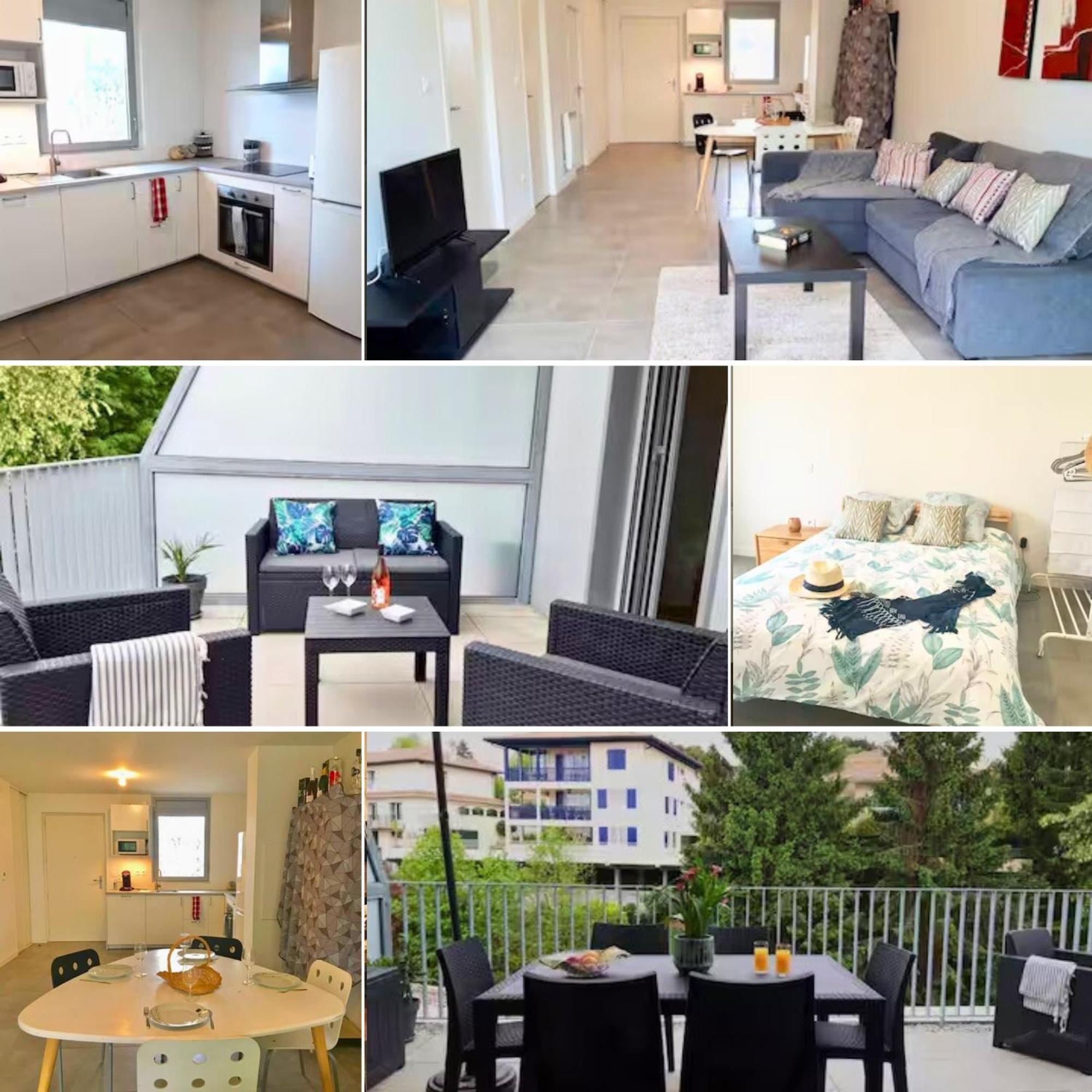 Apartamento Bide Ona - Centre - Terrasse - Parking Bayona Exterior foto